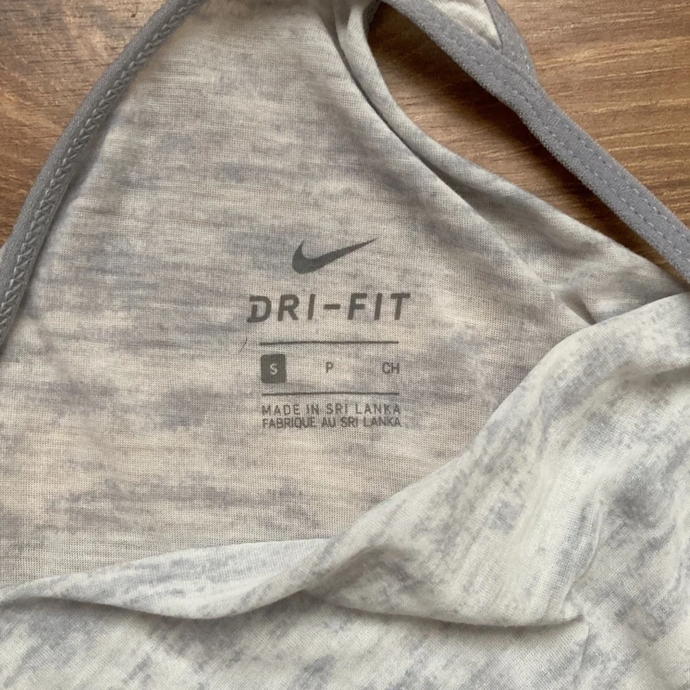 Nike Semi Sheer Racer Back Tank Top. Size S